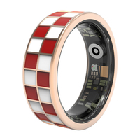 Anneau intelligent Podomètre Oxymètre Fitness Tracker Téléphone avec fréquence cardiaque Sommeil Anneau intelligent de santé pour hommes femmes