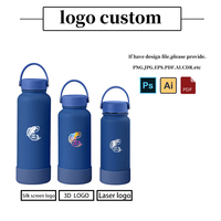 Bouteille isotherme ZP OEM grande capacité pour voyage et sport, avec logo personnalisé