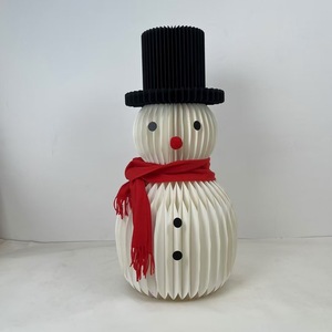 Đồ trang trí Giáng sinh mới lạ kiểu tổ ong gấp bằng giấy dày, trang trí tiệc lễ hội, ông già Noel, cây thông Noel - Product Image 2