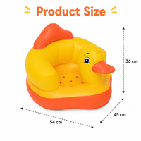 Siège de sol gonflable pour bébé avec pompe à air intégrée, canapé portable pour bébé, idéal pour apprendre à s'asseoir, l'alimentation, la chambre à coucher, le salon