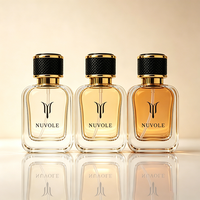 Bouteille de parfum noire 50 ml aux caractéristiques uniques, flacon de parfum carré en verre 30 ml, flacons de parfum vides avec emballage 100 ml