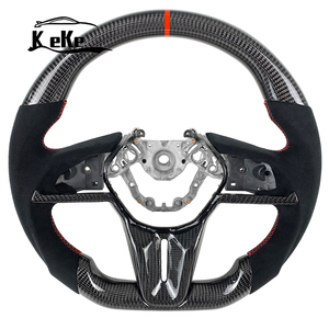 Volante de Fibra de Carbono Negro Perforado para <span class=keywords><strong>Nissan</strong></span> <span class=keywords><strong>GTR</strong></span> R35 <span class=keywords><strong>R</strong></span> <span class=keywords><strong>35</strong></span>, Admite Personalización - Product Image 1