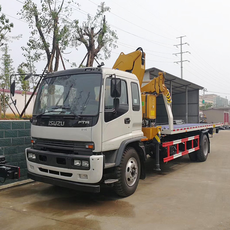 Японское 4x2 FTR автомобильное спасательное транспортное средство, ротатор дорожного движения, буксир, эвакуатор, производитель грузовиков для удаления дорожных блоков