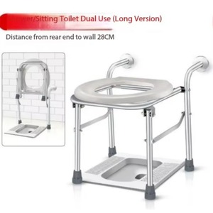 Anti-Slip Adjustable Height Aluminum Seniors Disabled Shower Chair Bath Chair for the Elderly - Product Image 4