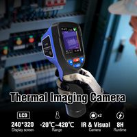 Caméra infrarouge portable, imageur thermique 9Hz, appareil d'imagerie thermique portable pour l'audit des pertes d'énergie et de l'isolation des bâtiments