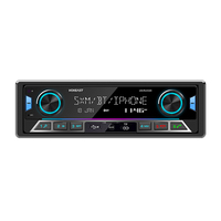 Autoradio MP3 en gros pour voiture, simple DIN, Bluetooth, radio FM, USB, AUX, carte TF, écran LED numérique, unité centrale stéréo