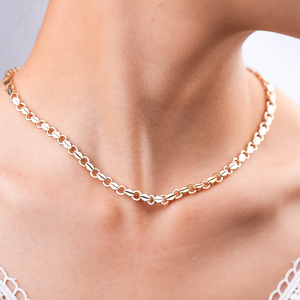 18K Hotsale redondo diseño elegante moda bonita cobre lujo joyería cuentas mujeres Collar para damas regalo - Product Image 4