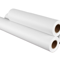 Rollos de Papel Bond de 20 y 30 Pulgadas de Ancho, Aptos para Dibujos de Diseño Arquitectónico en Formato CAD, Dibujos de Prendas para Promociones