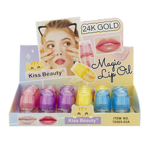 Kiss <span class=keywords><strong>Beauty</strong></span> 6ml Aceite Labial Líquido Mágico que Cambia de Color con Brillo, Venta al por Mayor, Logotipo Personalizado, Marca Privada, Brillo Labial Tintado - Product Image 5