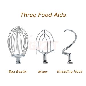 เครื่องผสมอาหารแบบพาณิชย์ 10L 15L 20L 30L 40L 50L 60L 3 ระดับความเร็ว พร้อมราคาขายส่ง เครื่องนวดแป้งและเครื่องผสมเค้ก - Product Image 2