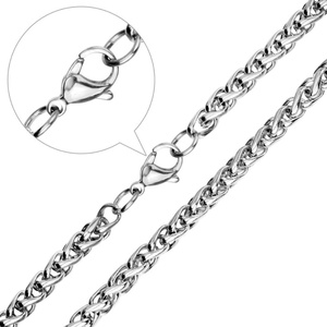 Collier tendance en acier inoxydable 316L noir avec chaîne épaisse, plaqué or 18 carats, bijoux pour femmes - Product Image 5