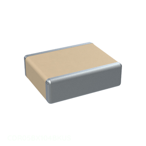 Condensateur céramique haute fiabilité MLC SMP CDR05BX104BKUS CAP CER du fabricant Channel - Product Image 1