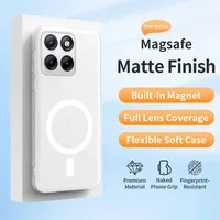 Coques de téléphone portable en silicone TPU souple mat transparent pour Motorola MOTO Edge 70 Fusion 60 Pro X70 Air Pro, étui magnétique pour téléphone