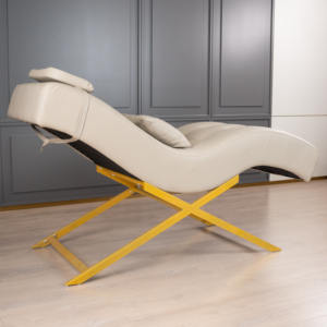 เตียงเสริมสวยปรับระดับได้แบบโค้งพร้อมเก้าอี้พักผ่อนสำหรับร้านเสริมสวย สปา นวด ต่อขนตาและคิ้ว ใช้ได้ในห้องออกกำลังกายและห้องนอน - Product Image 5