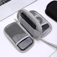 Tas Penyimpanan Kabel Data Multifungsi, Aksesoris Digital, Power Bank, Hard Drive, Penutup Pelindung, Tas Penyimpanan dan Pengorganisasian