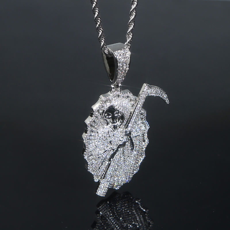 N1006+N743-argent -Chaîne de corde