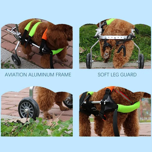 ESCOVET Fournitures pour animaux de compagnie personnalisées Fauteuil roulant léger pour chat Fauteuil roulant manuel handicapé pour chien et chat - Product Image 5