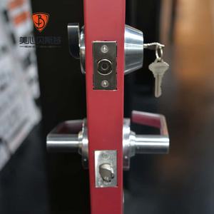 Porte en acier Mexin ignifugée, à âme creuse, avec quincaillerie, design moderne, surface finie pour usage intérieur/extérieur - Product Image 3