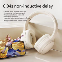 ANC headphone nirkabel Noise Cancelling, headphone nirkabel On-Ear pembatalan kebisingan aktif, baterai tahan lama untuk Headset Bluetooth