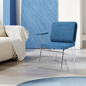Chaise de salle à manger moderne avec boule en peluche pour animaux de compagnie pour bureau à domicile restaurants hôtels appartements chaise de salon - Product Image 5