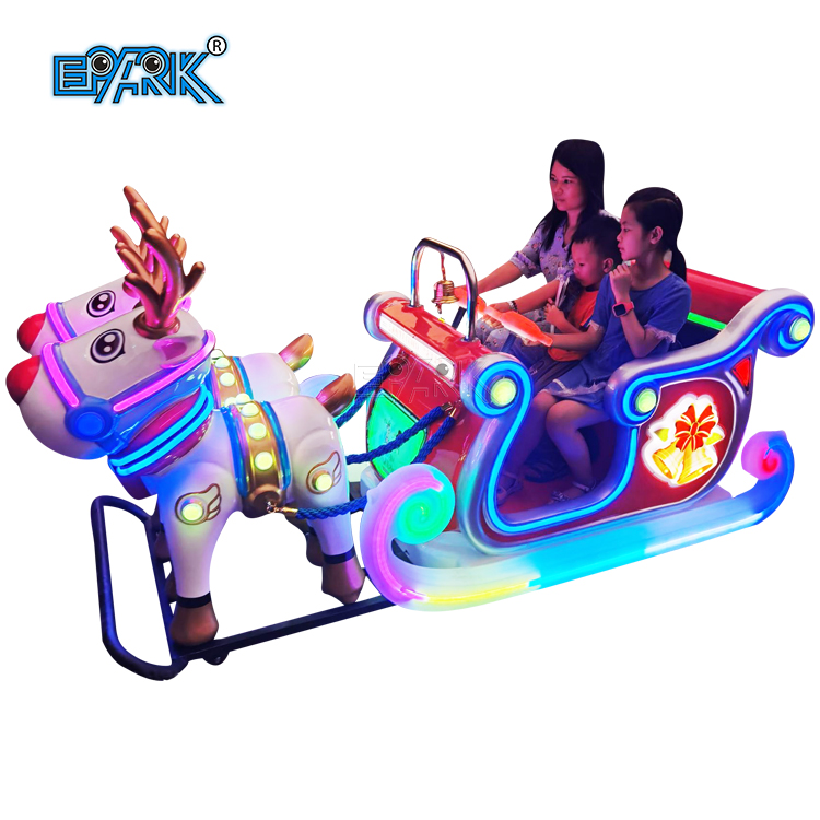 Fiberglass Kiddie Ride Santa Sleigh Float Electric Car