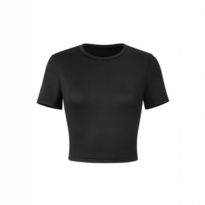 T-shirt personalizzata Y2K Hot Girl in stile americano, bestseller, nera, con stampa 'Beauty BADDIE', girocollo, manica corta, <span class=keywords><strong>top</strong></span> carino - Product Image 2
