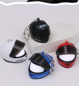 Llavero de casco de motocicleta, accesorios divertidos, llavero de casco de motocicleta con lámpara, accesorio de alta calidad, llaveros y colgantes - Product Image 6