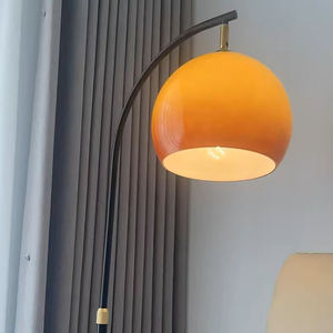 Lámpara de Pie Moderna con Arco de Atardecer, Lámpara de Pie Negra Minimalista para Sala de Estar, Dormitorio, Rincón de Lectura, Decoración del Hogar, Iluminación - Product Image 3