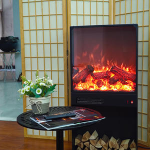 <span class=keywords><strong>Chimenea</strong></span> Eléctrica con Llama Simulada, Diseño Moderno, Construcción Metálica, Control Remoto, Instalación Empotrada para Uso en Interiores de Villas - Product Image 2