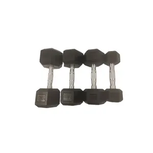 hot sale cheap Price China Manufacturer Home Gym 1-70 Kg Set Free Weights Cast Iron Rubber Coated Hex Hexagon Dumbbell