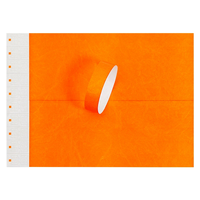 Bracelet Tyvek jetable personnalisable pour la santé, imprimable, étanche, simple, ultraléger, résistant aux déchirures, durable, souple, fin, blanc vierge