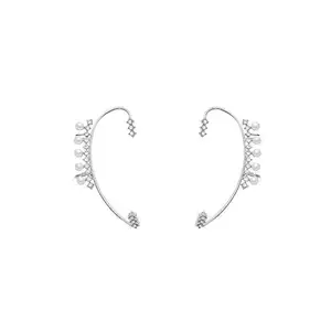 Accessoires de boucles d'oreilles en acier inoxydable Vente en gros de boucles d'oreilles tissées en forme de cœur en vrac de luxe Moissanite