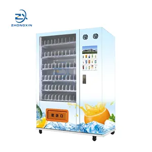 Máquina de venda automática de bebidas engarrafadas com tela de 32 polegadas para publicidade