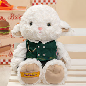 Poupées à habiller en série animale en gros, douces, amusantes, mignonnes, cadeau d'anniversaire pour enfant, jouets en peluche à changer de vêtements, <span class=keywords><strong>mouton</strong></span> - Product Image 5