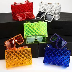 Bolso de Mano Transparente con Cadenas y Juego de Bolsos de Mano para Mujer, en Oferta - Product Image 6