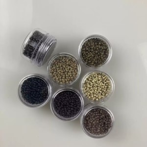 3mm tóc mở rộng Công cụ Nhẫn lót nhẫn đồng Silicone Nano hạt cho phần mở rộng - Product Image 2