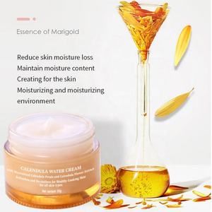 Crema Hidratante Facial Orgánica de Caléndula de 50g, Crema Revitalizante con Efecto Explosión de Agua - Product Image 4