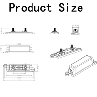 Caja de fusibles ANL Mega Midi de 32V para PC, bloque de fusibles de cuchilla DC automotriz de gran tamaño con terminal tipo horquilla, calibre 0/2/4, CE Rohs, venta al por mayor para audio de coche