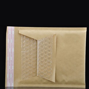Sac d'expédition écologique biodégradable imprimé sur mesure A3 <span class=keywords><strong>A4</strong></span> A5, papier kraft blanc recyclé, <span class=keywords><strong>enveloppe</strong></span> rembourrée à bulles - Product Image 4