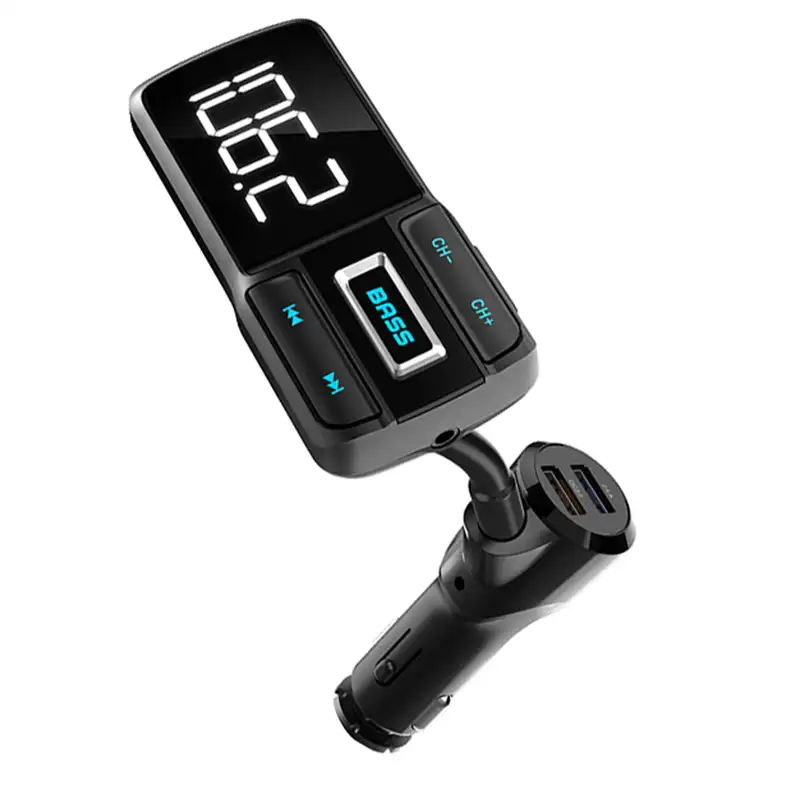 Автомобильный комплект громкой связи FM трансляция Двойной передатчик USB автомобильная зарядка bluetooth автомобильный fm-трансмиттер модулятор