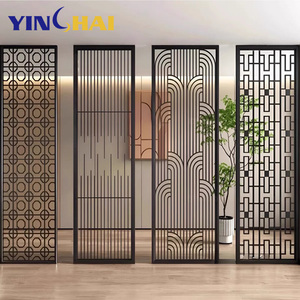 Séparateurs de pièces de luxe Cloisons écran pour diviseur intérieur de maison pour salon Cloisons métalliques Séparations de pièces - Product Image 2
