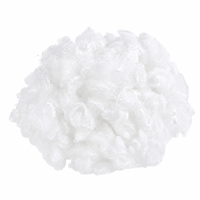 Fibre discontinue 100 % polyester ignifuge PSF teinte unie pour textiles industriels, filage et rembourrage