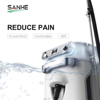 Mesin Pendingin Kulit Cryo Sanhe Beauty 1500W RF -30 Pendingin Air & Udara Tanpa Rasa Sakit Kekuatan Tinggi Komersial/Rumahan Untuk Perawatan Tubuh
