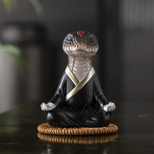 2025 serpente Zen serpente da tavolo decorazione resina artigianale pitone mascotte per la decorazione della casa - Product Image 3