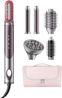 Sèche-cheveux professionnel infrarouge et à ions négatifs 6 en 1, brosse à air chaud anti-frisottis pour lisser et donner du volume