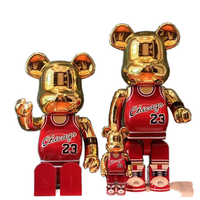Statue d'ours violent personnalisée 400% 1000% pour décoration intérieure de bureau, accessoire décoratif, modèle artisanal en ABS, jouet LR Original
