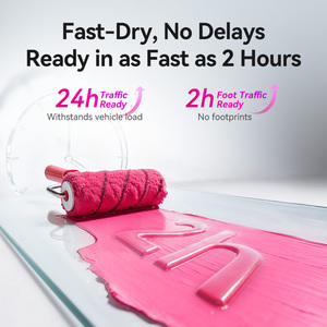 Peinture de sol en <span class=keywords><strong>polyuréthane</strong></span> à base d'eau, haute performance, résistante aux intempéries, à séchage rapide, inodore, lisse et facile à appliquer - Product Image 5