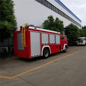 รถดับเพลิงขนาดเล็ก SINOTRUK HOWO 4X2 ความจุ 5 ลูกบาศก์เมตร รถดับเพลิงขนาดเล็ก 5 ตัน พร้อมปั๊มดับเพลิง เครื่องยนต์ดีเซล - Product Image 4