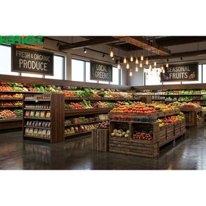 Professional Design Agency Flower Shop Design Wooden Shelving Display Stands Fresh Flower Retail <b>Environment</b> - Product Image 6