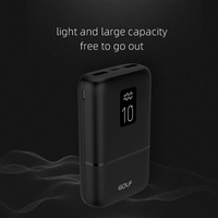 Offre Spéciale tendance double batterie polymère USB usine personnalisée LCD petite banque d'alimentation Portable 10000mAh pour téléphone portable